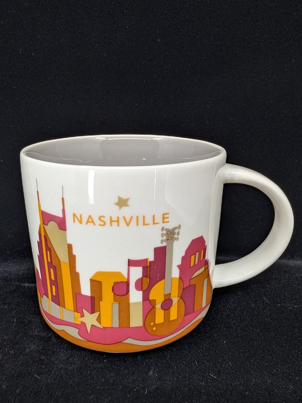 Starbucks Nashville You Are Here Ceramic Mug 2015